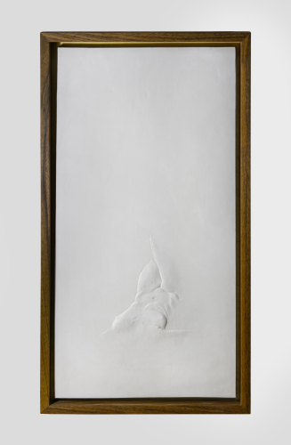 "Liegen", Keramik, 50cm x 30cm, 2021